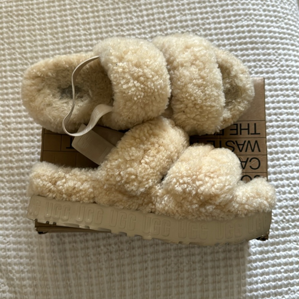 UGG platform slippers
